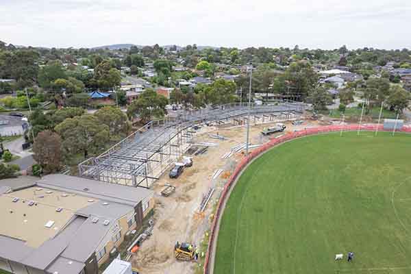 Fairpark multipurpose facility drone