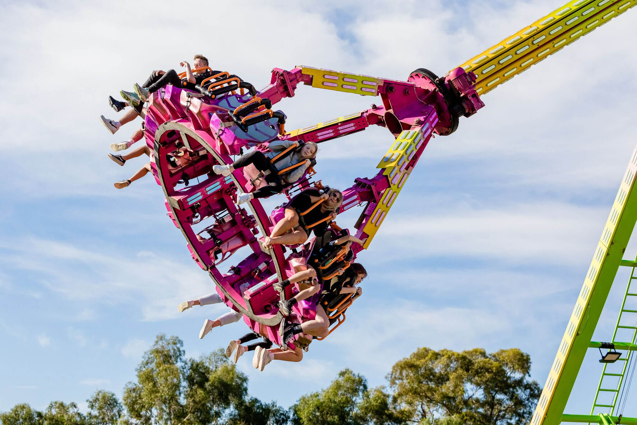 amusement ride at Knox Festival
