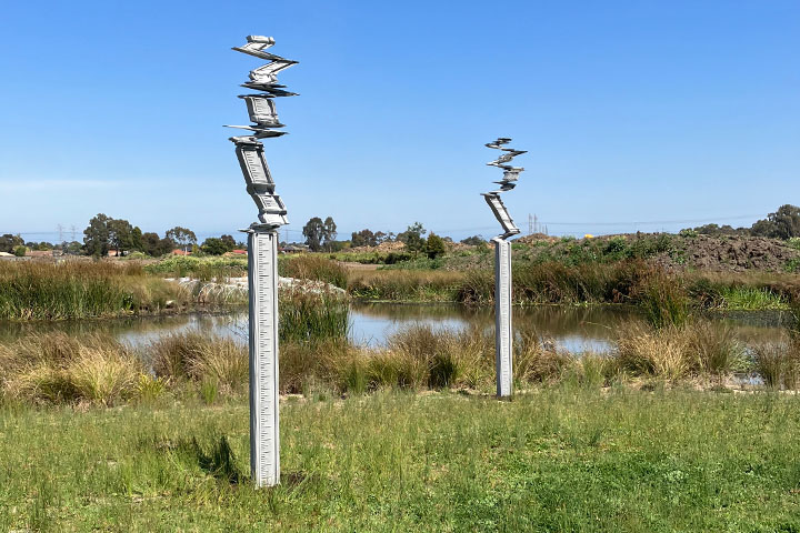 Floodline sculpture