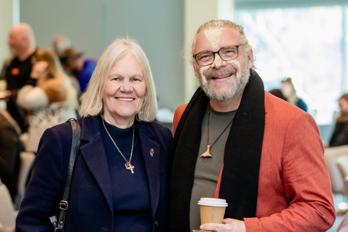 Aunty Esme Bamblett and Adrian Greenwood - Knox Sorry Day 2025