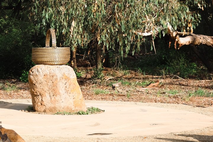 Binak Ngarrgu 'Basket of Knowledge' sculpture