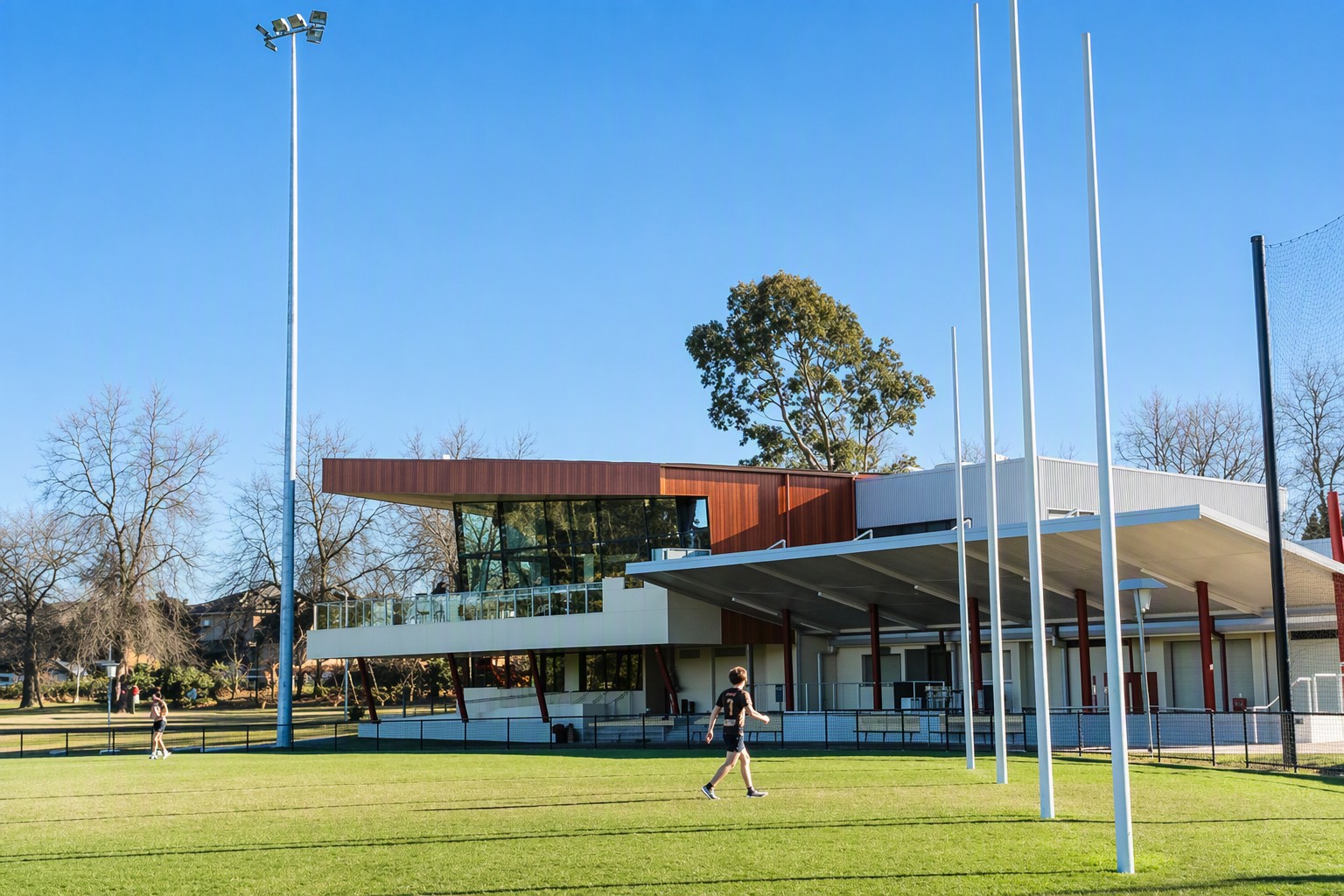people playing football
