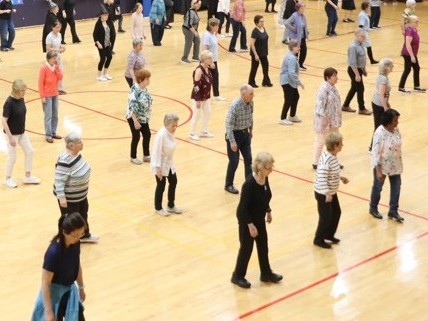 Line dancing for Dementia Awareness Week