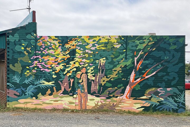 88 Station Street mural