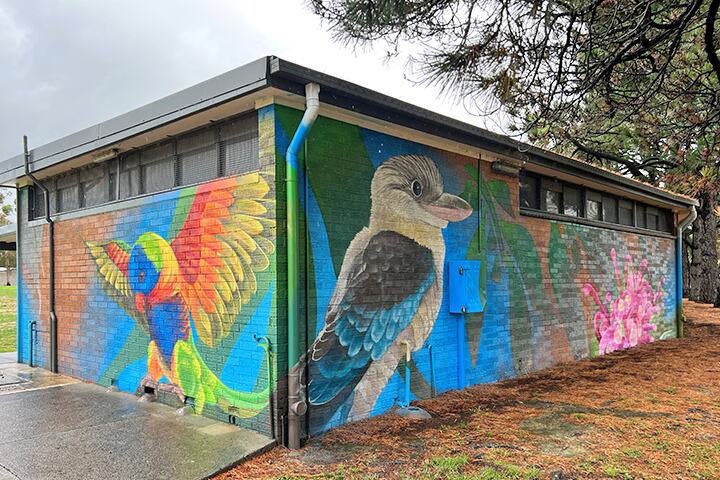 Benedikt Reserve mural