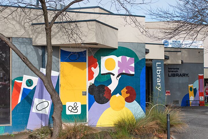 Boronia Library murals