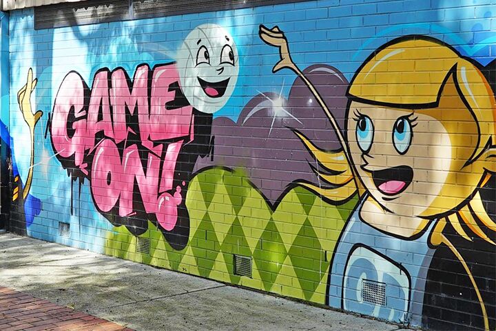 Game On mural