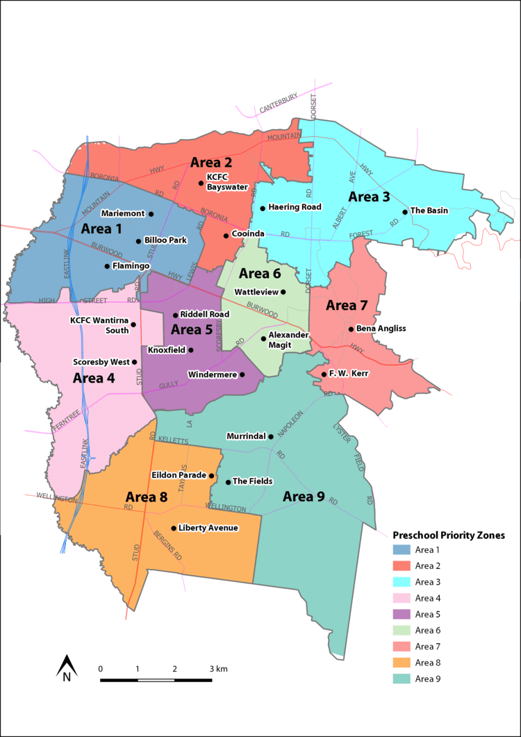 Knox Kindergarten Local Community Areas