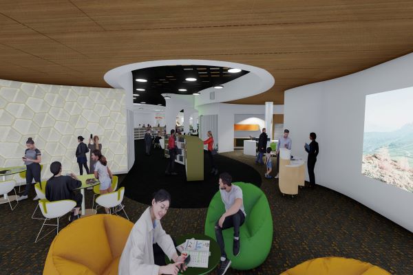 Interior of the new Knox Library to be built at Westfield.