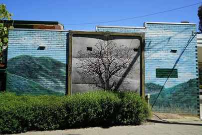A mural on a wall

AI-generated content may be incorrect.