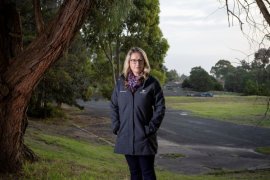 Knox Mayor, Councillor Marcia Timmers-Leitch at the Boronia Heights College site