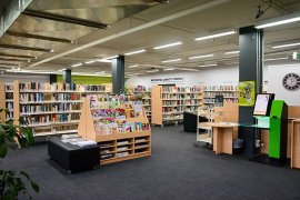 Interior photo of Bayswater library