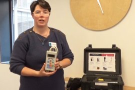 Staff holding a My Energy and Water Saver kit