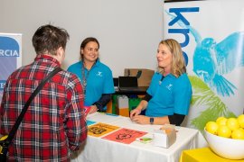 Knox City Council Staff exhibiting at the Knox Apprenticeship and Careers Night