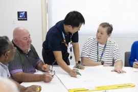 People meeting around a table