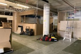 Bayswater Library relocation - interior construction progress