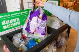 Soft plastics recycling collection point at selected Woolworths supermarkets