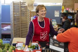 Volunteer at salvation army