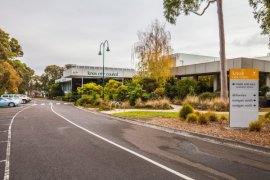 Knox Civic Centre building and carpark