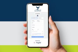 A person holding a phone looking at their Knox City Council Payble account