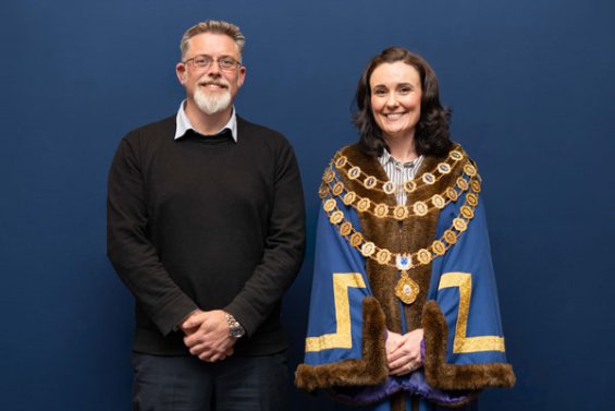 Mayor Cr Paige Kennett and Deputy Mayor Cr Chris Duncan