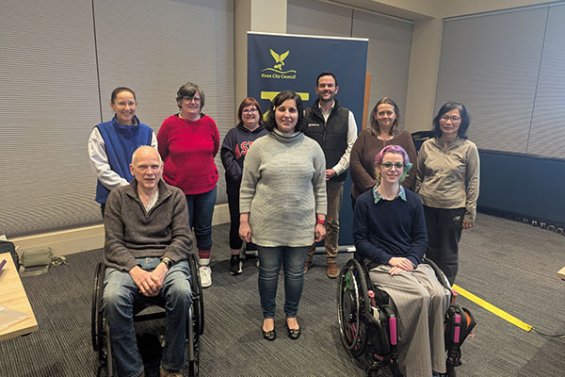 Group photo of Council's Knox Disability Advisory Committee