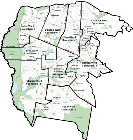 Knox Ward Map. Source: Victorian Electoral Commission