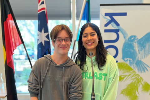 Two young people
