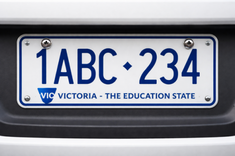 Vic number plate reading 1ABC 234
